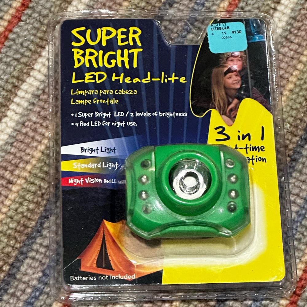 Super Bright LED Head-lite and Rearview Spy Glasses